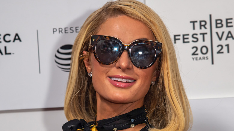 Paris Hilton in sunglasses