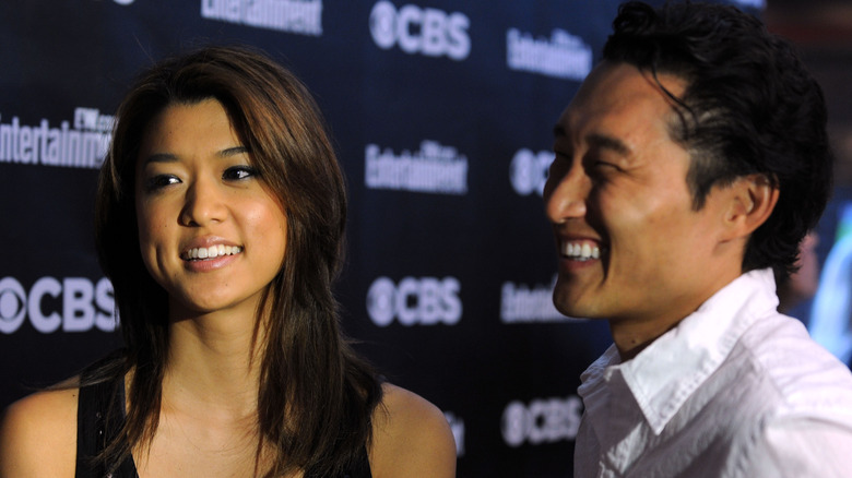 Grace Park and Daniel Dae Kim smiling