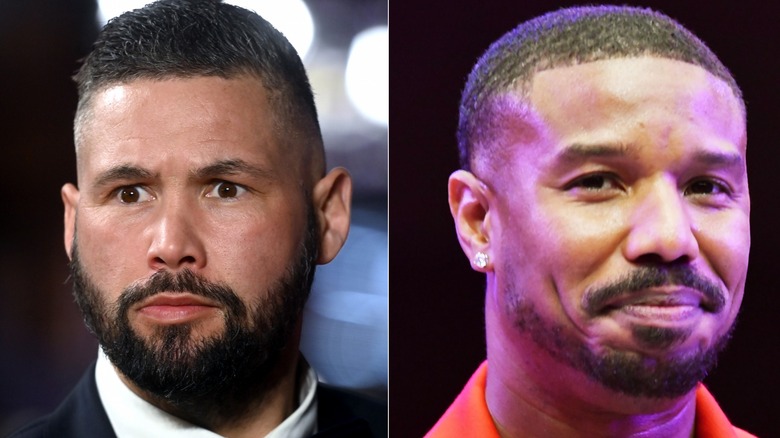 Tony Bellew and Michael B. Jordan