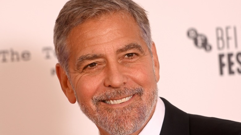 George Clooney smiling 