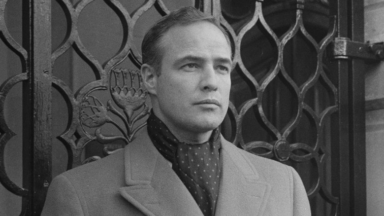 Maron Brando distant staring 