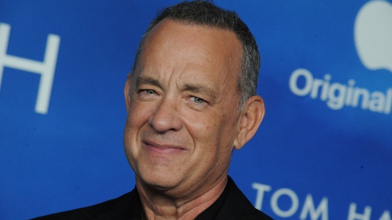 Tom Hanks closed mouth smiling 