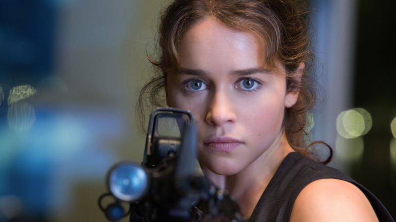 Emilia Clarke as Sarah Connor in Terminator Genisys