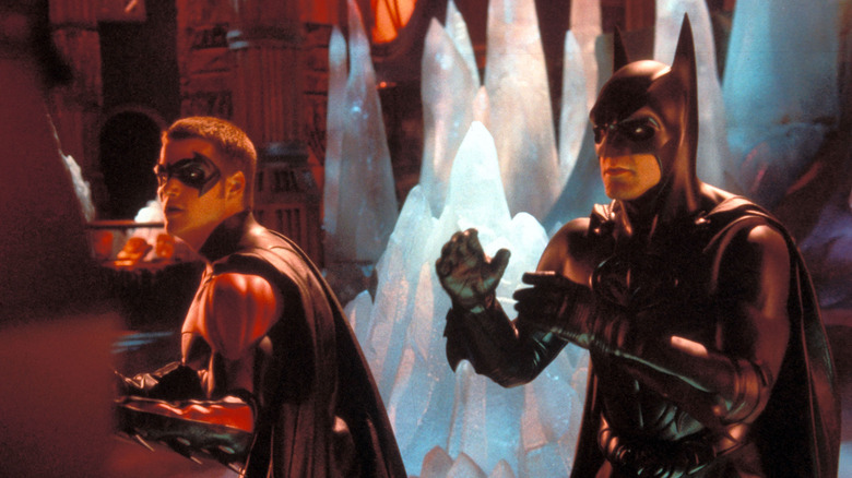 George Clooney as Batman in Batman & Robin