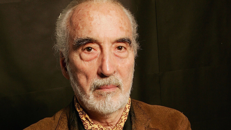 Sir Christopher Lee at the Bangkok Film Festival in 2006