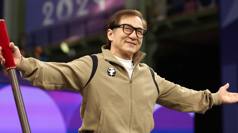 Jackie Chan at the Para Olympics in Paris in 2024