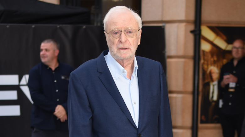 Michael Caine attends the premiere of King of Thieves in 2018