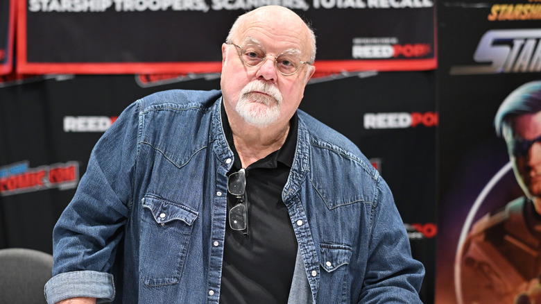 Michael Ironside attends New York ComicCon in 2024