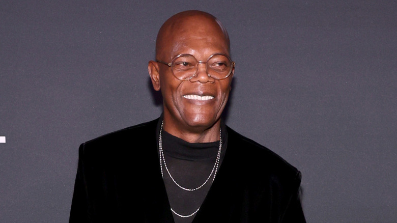 Samuel L. Jackson at a Chanel event in 2024