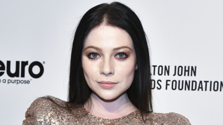 Michelle Trachtenberg attends Elton John's Academy Awards party in 2020