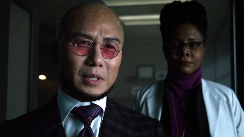 Hugo Strange looks confused