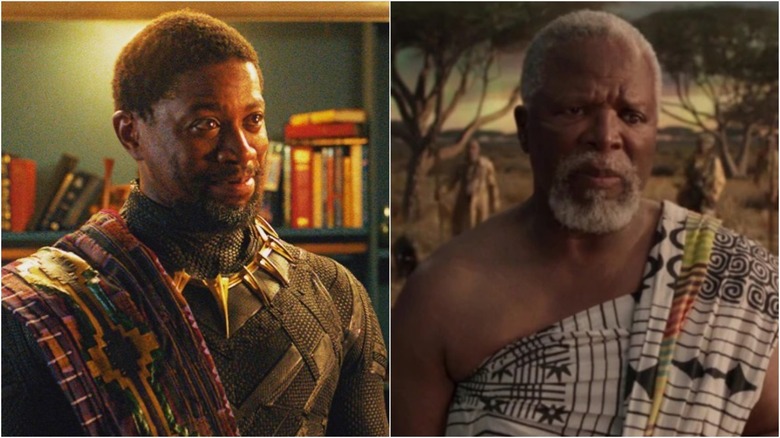 John Kani and Atandwa Kani in Black Panther