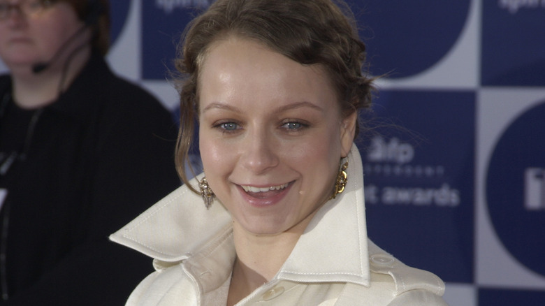 Samantha Morton smiles