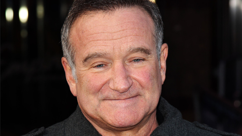 Robin Williams smiles