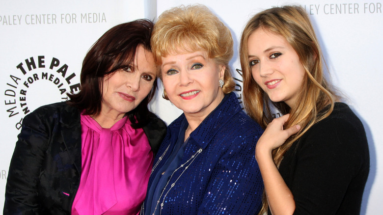 Carrie Fisher, Debbie Reynolds, and Billie Lourd