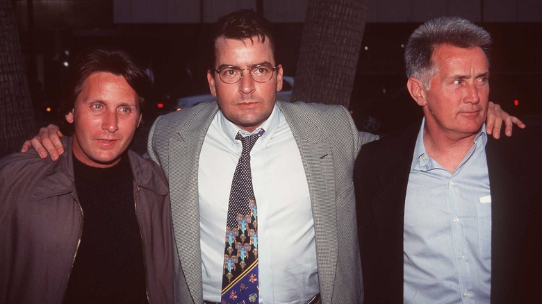Emilio Estevez, Charlie Sheen, and Martin Sheen