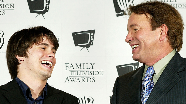 Jason and John Ritter laugh