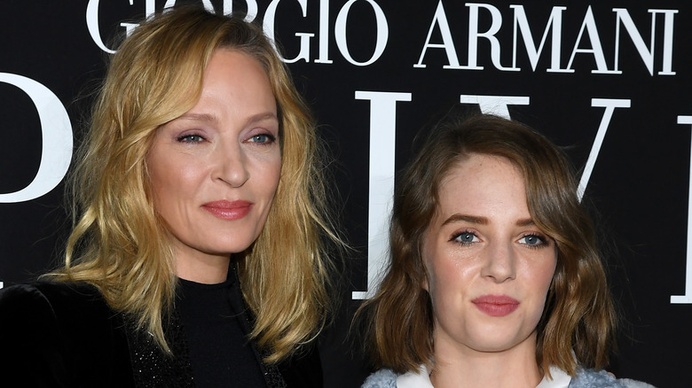 Uma Thurman and Maya Hawke 