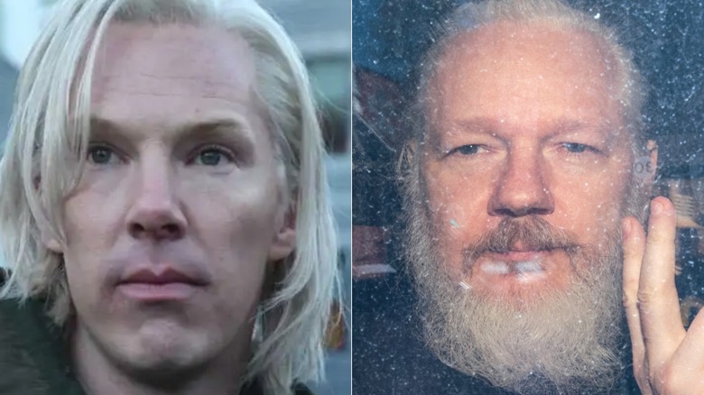 Benedict Cumberbatch and Julian Assange