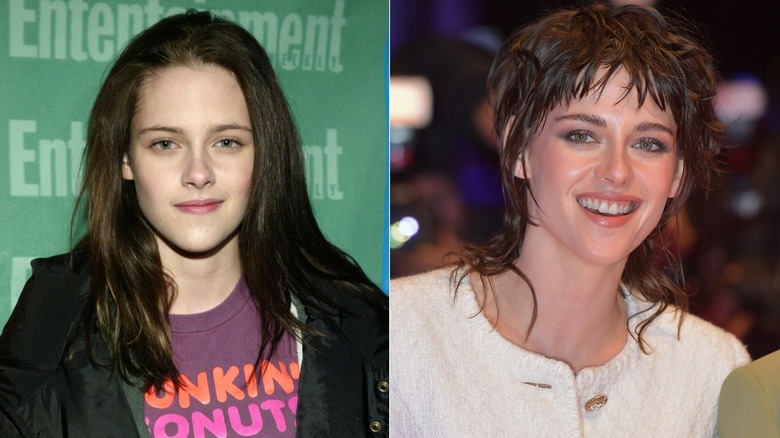 Kristen Stewart then and now