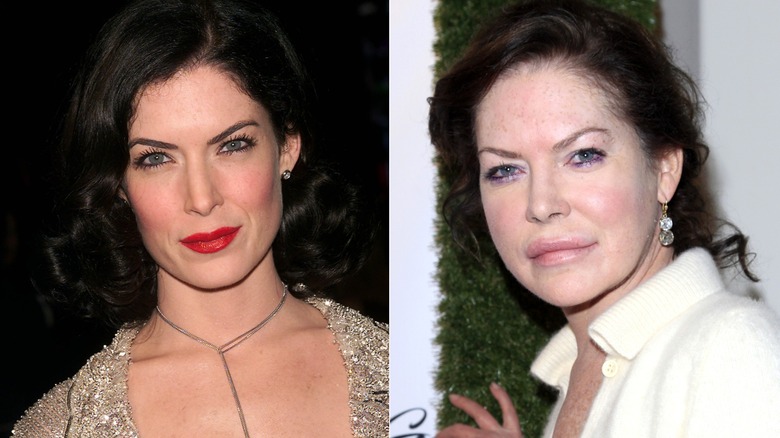 Lara Flynn-Boyle then and now