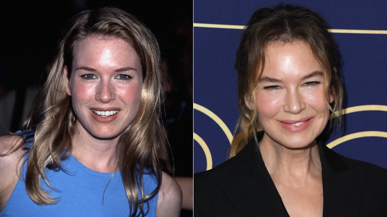 Renée Zellweger then and now