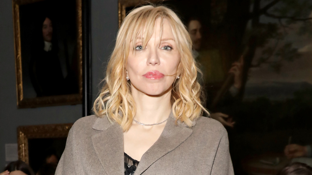 Courtney Love at London Fashion Week