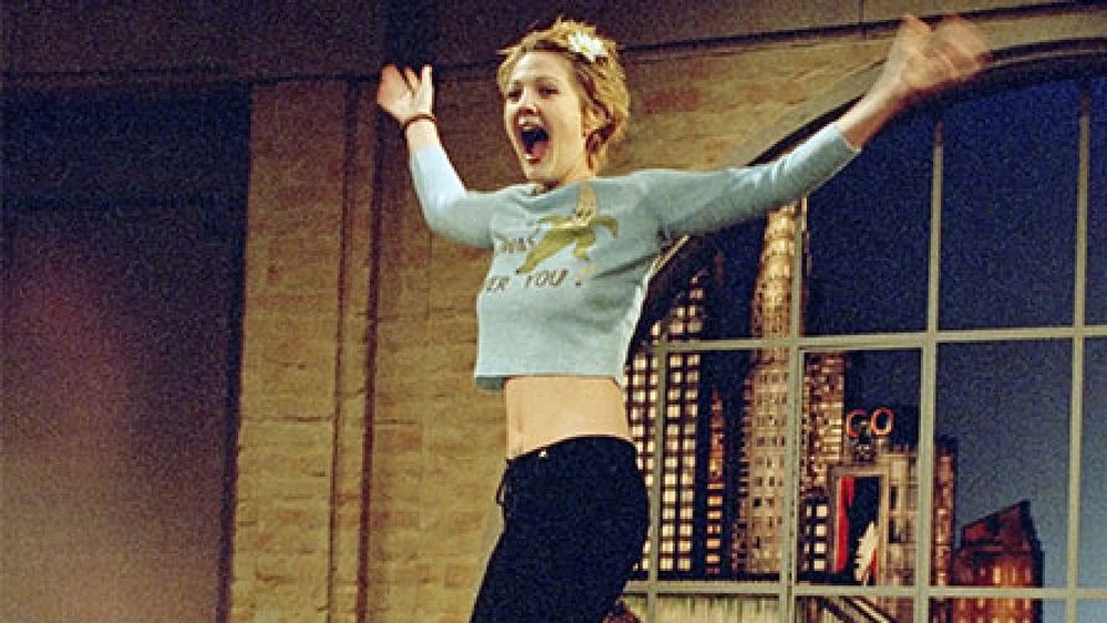 Drew Barrymore on The Late Show with David Letterman in 1995