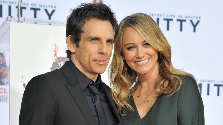 Ben Stiller and Christine Taylor