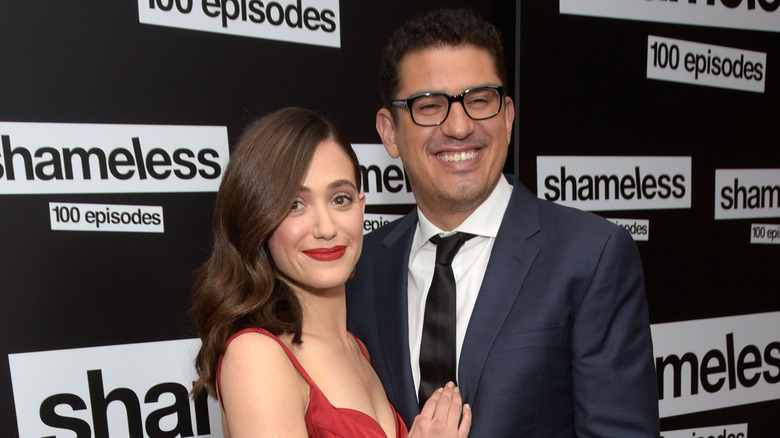 Emmy Rossum and Sam Esmail