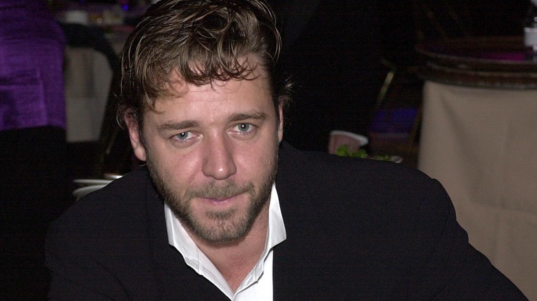 Russell Crowe smiling