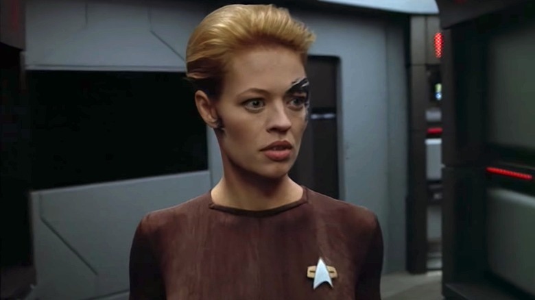 Seven of Nine on a ship