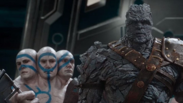 Korg and Hajo looking