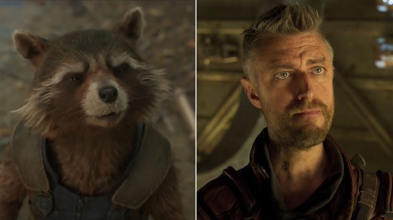 Rocket and Kraglin 