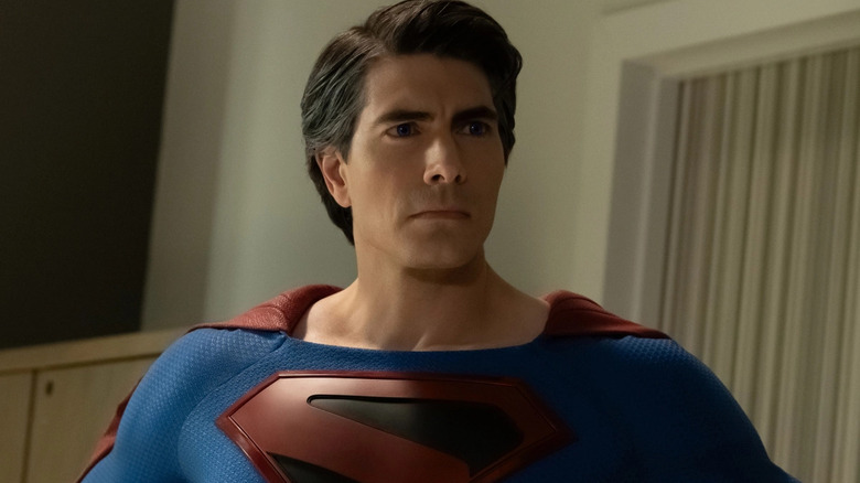 Superman looks right