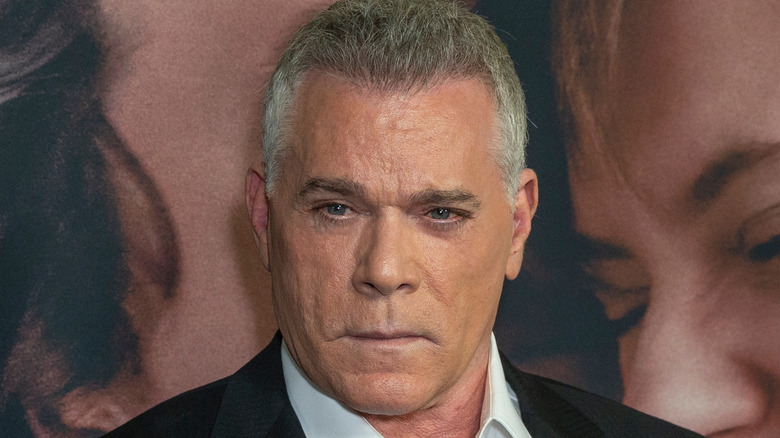 Liotta looking at something off camera