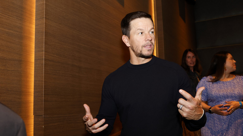 Mark Wahlberg looks annoyed