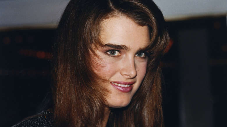 Brooke Shields smiles