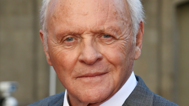 Anthony Hopkins smiling