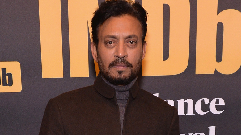 Irrfan Khan on the red carpet