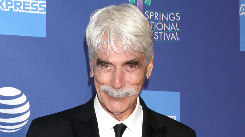 Sam Elliott smiles