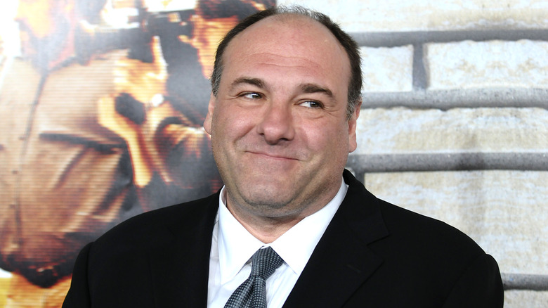 James Gandolfini smiling