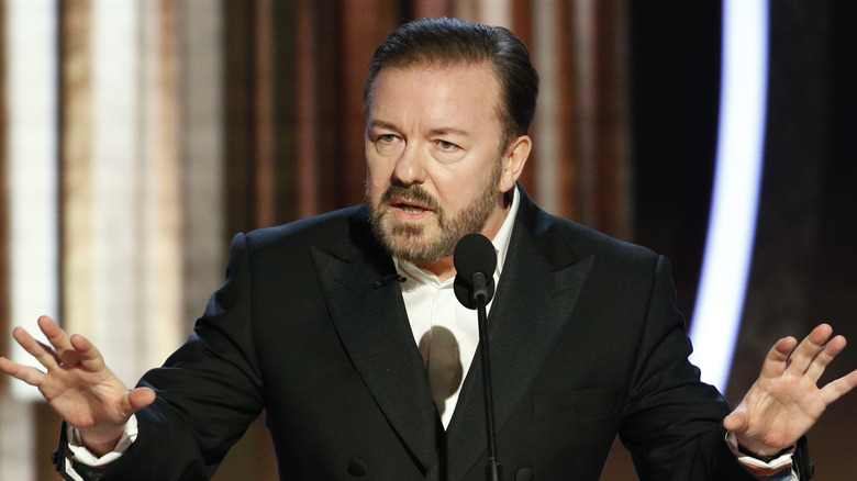 Ricky Gervais hosts Golden Globes