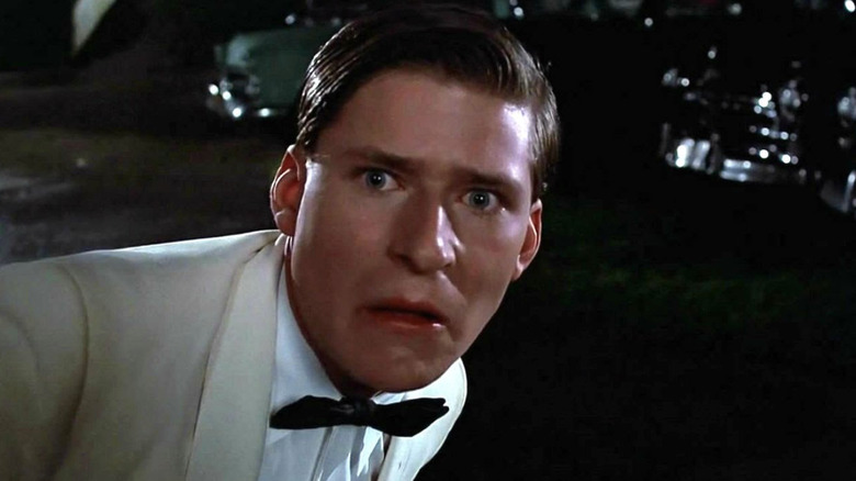 George McFly goes to punch Biff