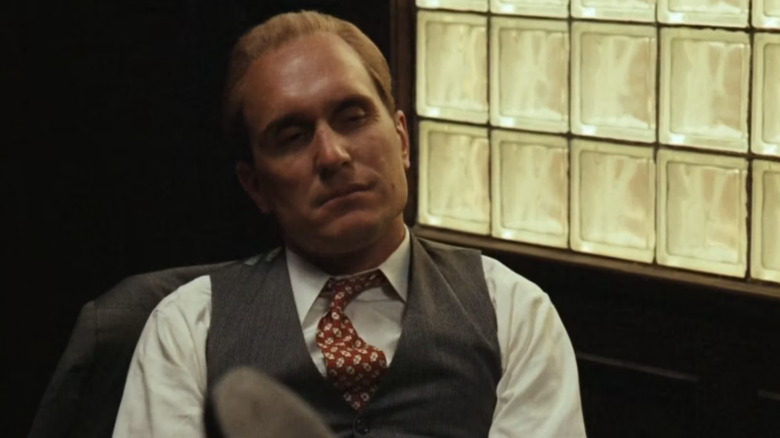 Tom Hagen puts his feet up