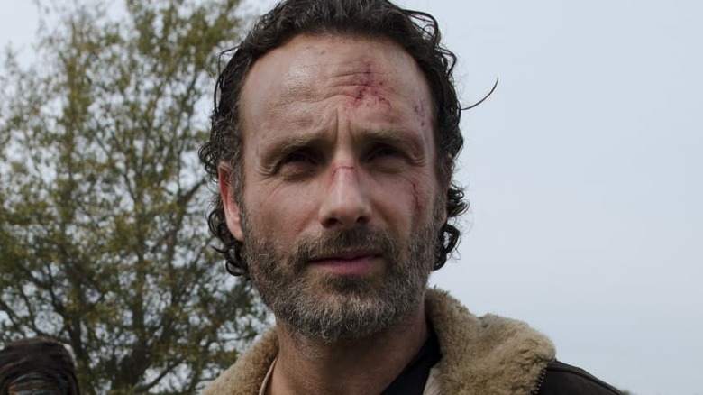 Rick Grimes staring