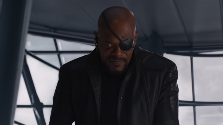 Nick Fury discuses The Avengers initiative