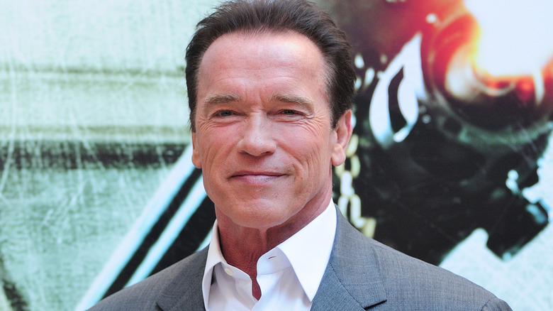 Arnold Schwarzenegger on the red carpet
