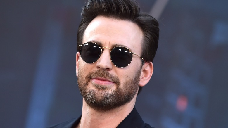 Chris Evans on the red carpet