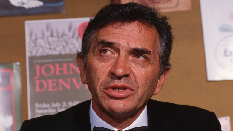 Bill Graham being interviewed